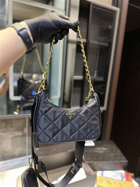 prada combo hobo|prada hobo malaysia.